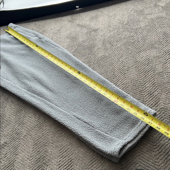 Patagonia Women's Size Medium Gray Polyester Sherpa Pile Synchilla Sweatpants - Picture 12 of 13